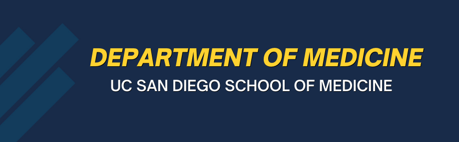 Department of Medicine UC San Diego School of Medicine logo